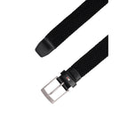 Tommy Hilfiger Cintura Uomo Nero Fibbia Elastan Poliestere - AbbiMar