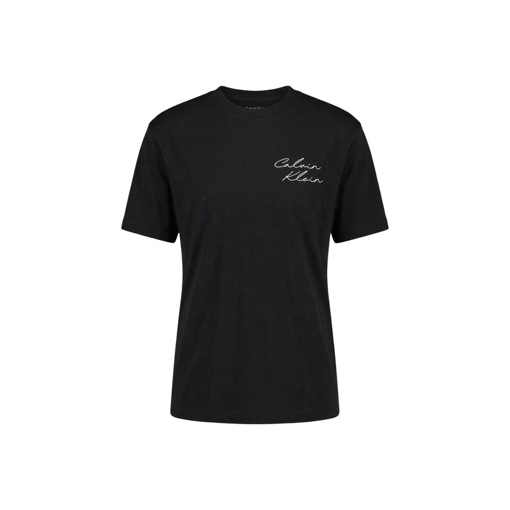 Calvin Klein Jeans T-Shirt Uomo Nero Stampa Grafica - AbbiMar