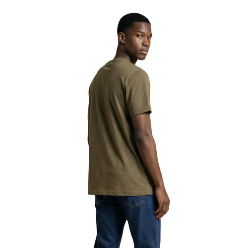 Calvin Klein Jeans T-Shirt Uomo Verde Stampa Maniche Corte - AbbiMar