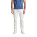 Calvin Klein Jeans Pantaloni Uomo Bianco Cotone Zip Tasche - AbbiMar