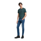 Replay Jeans Uomo Blu Cotone Poliestere Elastan Zip Bottone - AbbiMar