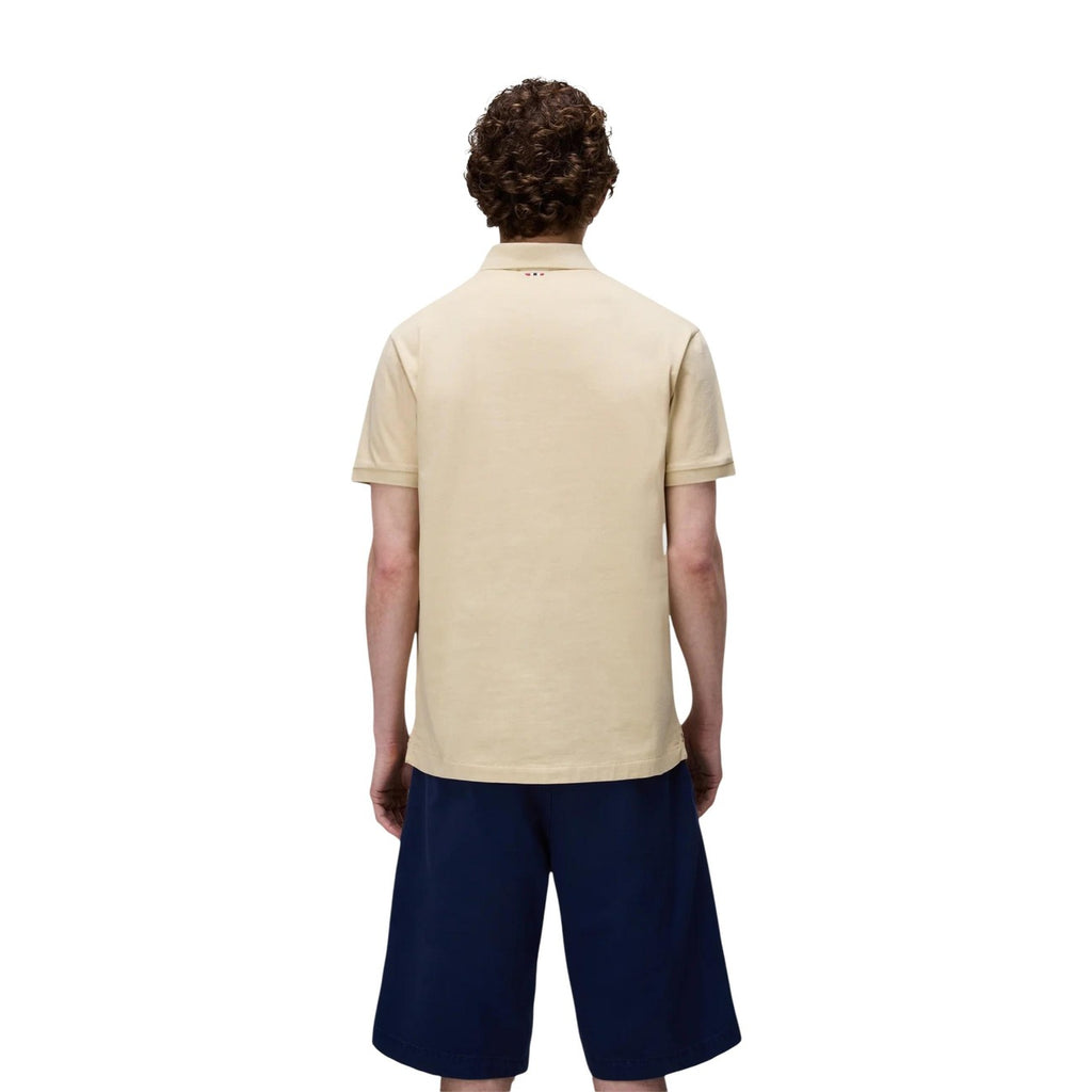 Napapijri Polo Uomo Giallo Cotone Maniche Corte - AbbiMar