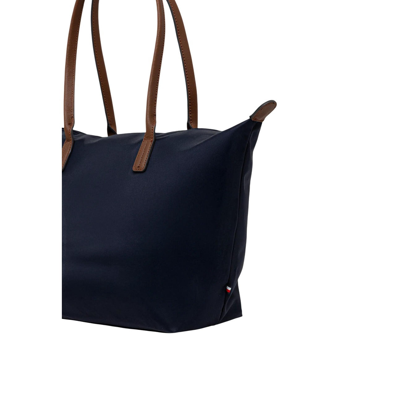 Tommy Hilfiger Borsa Donna Blu Tracolla Nylon Pelle