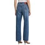 Calvin Klein Jeans Donna Azzurro Cotone Zip Bottone - AbbiMar