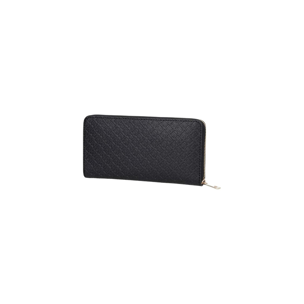 Tommy Hilfiger Portafogli Donna Nero Cerniera Poliuretano - AbbiMar
