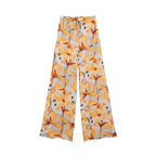 Desigual Pantaloni Donna Arancione Floreale Viscosa - AbbiMar