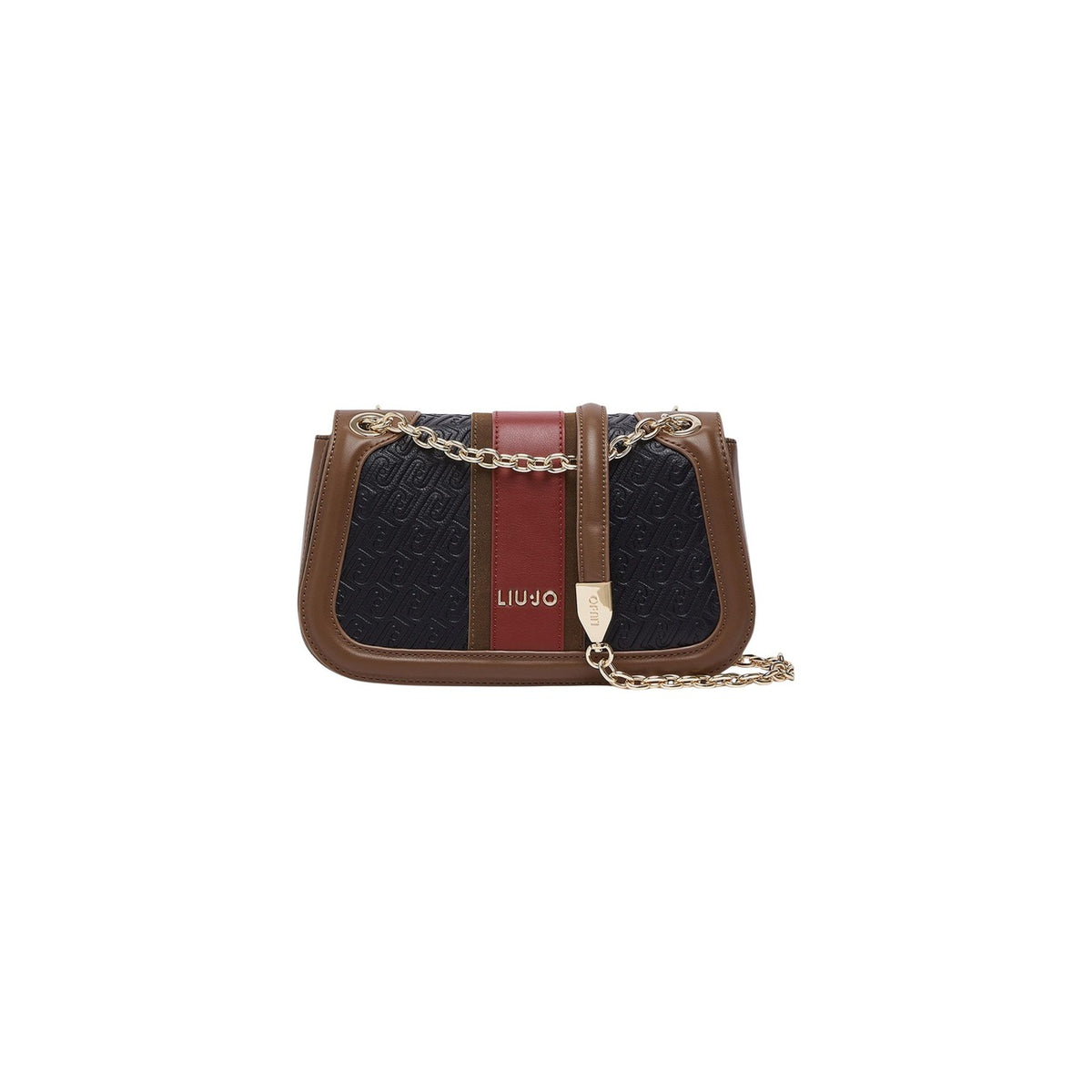 Liu Jo Borsa Donna a Tracolla – Nero, Verde e Marrone Liu Jo