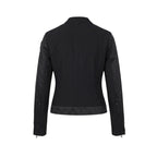 Blauer Giacca Donna Nero Scollo Alto Cerniera Tasche - AbbiMar