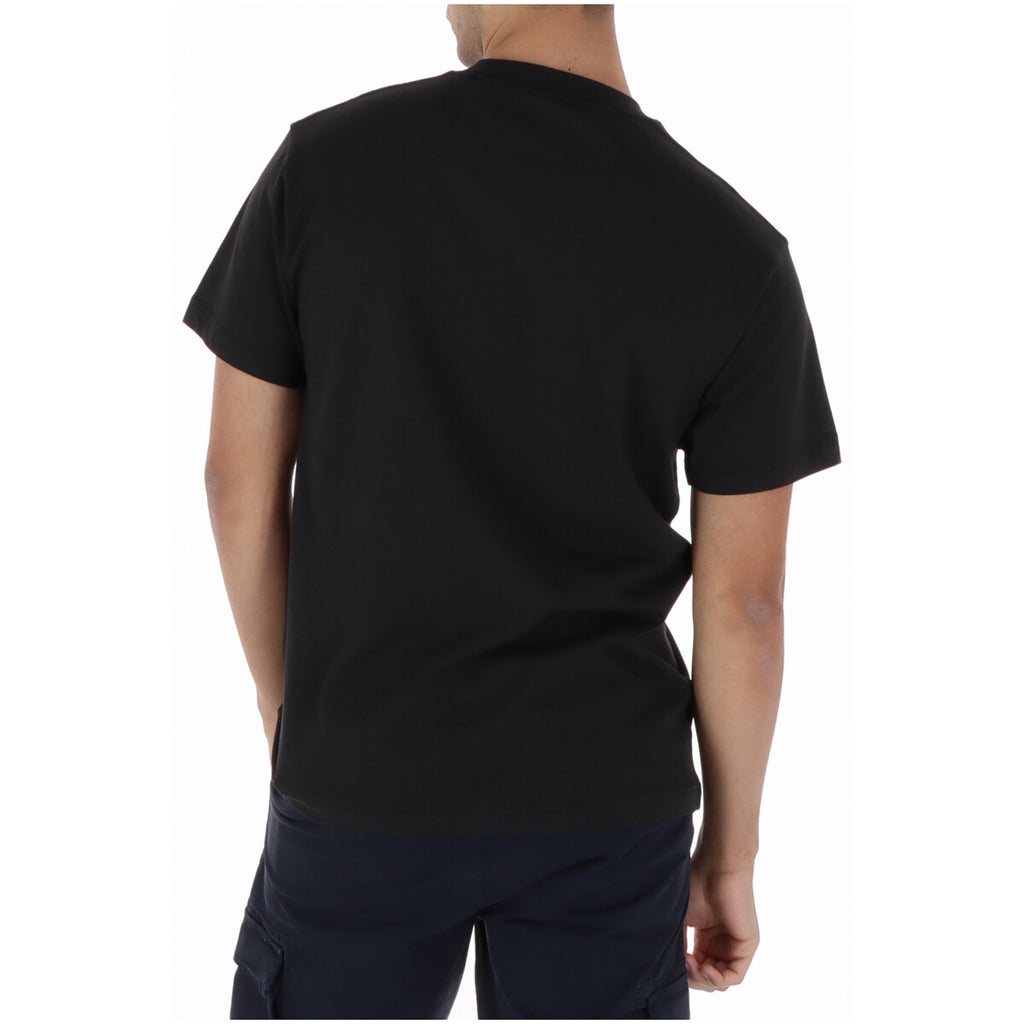 Vans T-Shirt Uomo Nero Stampa Cotone Maniche Corte - AbbiMar