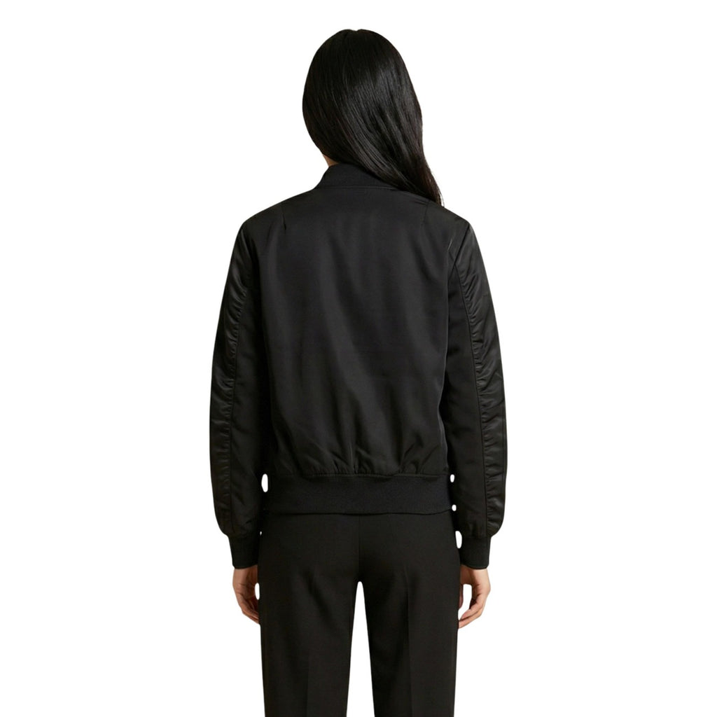 Blauer Giacca Donna Nero Cerniera Maniche Lunghe Tasche - AbbiMar
