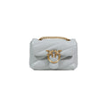 Pinko Borsa Donna Grigio Pelle Gancio Tracolla Mini - AbbiMar