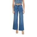 Liu Jo Jeans Donna Blu Cotone Elastan Zip Bottone - AbbiMar