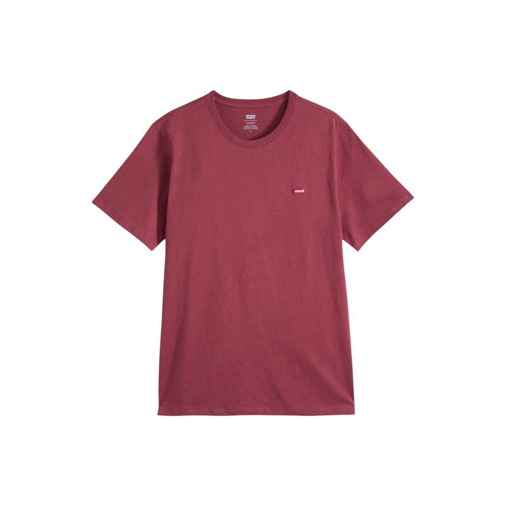 Levi's T-Shirt Uomo Bordeaux Cotone Maniche Corte - AbbiMar